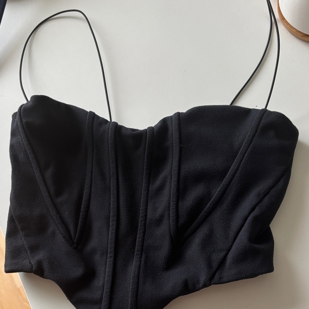 Joah Brown crop corset top